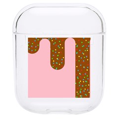 Ice Cream Dessert Food Cake Chocolate Sprinkles Sweet Colorful Drip Sauce Cute Hard Pc Airpods 1/2 Case by Maspions