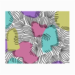 Lines Line Art Pastel Abstract Multicoloured Surfaces Art Small Glasses Cloth