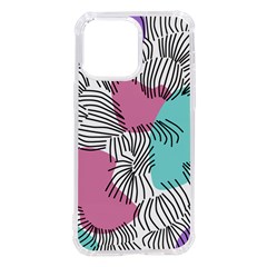 Lines Line Art Pastel Abstract Multicoloured Surfaces Art Iphone 14 Pro Max Tpu Uv Print Case