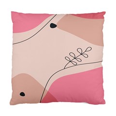 Pink Pattern Line Art Texture Minimalist Design Standard Cushion Case (one Side) by Maspions