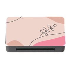 Pink Pattern Line Art Texture Minimalist Design Memory Card Reader With Cf