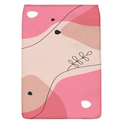 Pink Pattern Line Art Texture Minimalist Design Removable Flap Cover (l)