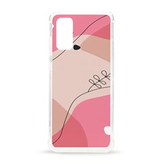 Pink Pattern Line Art Texture Minimalist Design Samsung Galaxy S20 6 2 Inch Tpu Uv Case by Maspions