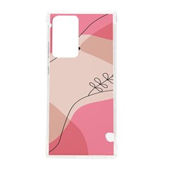 Pink Pattern Line Art Texture Minimalist Design Samsung Galaxy Note 20 Ultra Tpu Uv Case by Maspions