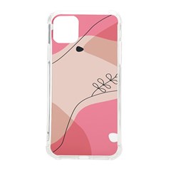 Pink Pattern Line Art Texture Minimalist Design Iphone 11 Pro Max 6 5 Inch Tpu Uv Print Case by Maspions