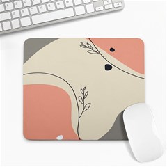 Pattern Line Art Texture Minimalist Design Large Mousepad by Maspions