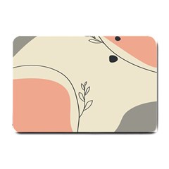 Pattern Line Art Texture Minimalist Design Small Doormat