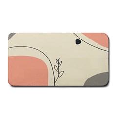 Pattern Line Art Texture Minimalist Design Medium Bar Mat