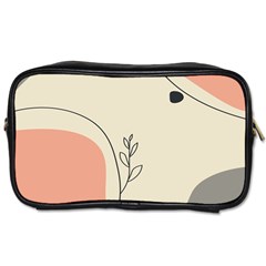 Pattern Line Art Texture Minimalist Design Toiletries Bag (two Sides) by Maspions