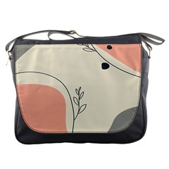 Pattern Line Art Texture Minimalist Design Messenger Bag