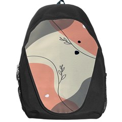 Pattern Line Art Texture Minimalist Design Backpack Bag by Maspions