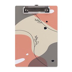 Pattern Line Art Texture Minimalist Design A5 Acrylic Clipboard