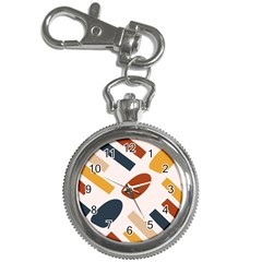 Boho Bohemian Style Design Minimalist Aesthetic Pattern Art Shapes Lines Key Chain Watches