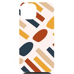 Boho Bohemian Style Design Minimalist Aesthetic Pattern Art Shapes Lines Iphone 14 Black Uv Print Case