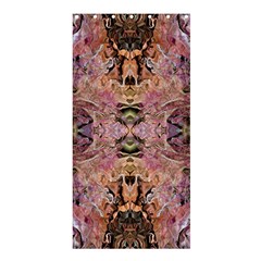 Pink On Brown Shower Curtain 36  X 72  (stall)  by kaleidomarblingart