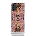 Pink on brown Samsung Galaxy S20 6.2 Inch TPU UV Case Front