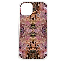 Pink On Brown Iphone 12 Pro Max Tpu Uv Print Case by kaleidomarblingart