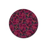 Captivating botanic motif collage composition featuring a harmonious blend of vibrant reds and dark greens. Perfect for adding a touch of natural elegance to any space or garment, whether it s adornin Front