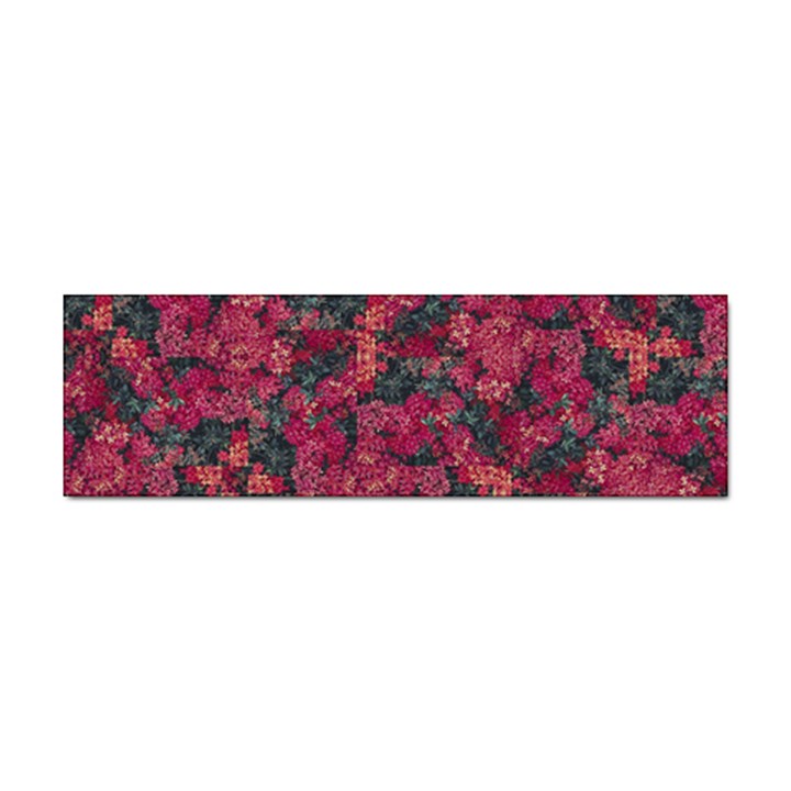 Captivating botanic motif collage composition featuring a harmonious blend of vibrant reds and dark greens. Perfect for adding a touch of natural elegance to any space or garment, whether it s adornin