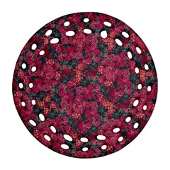 Captivating Botanic Motif Collage Composition Featuring A Harmonious Blend Of Vibrant Reds And Dark Greens  Perfect For Adding A Touch Of Natural Elegance To Any Space Or Garment, Whether It s Adornin by dflcprintsclothing