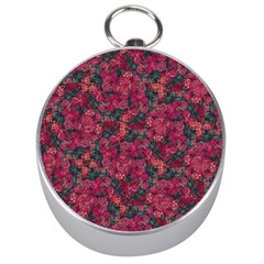 Captivating Botanic Motif Collage Composition Featuring A Harmonious Blend Of Vibrant Reds And Dark Greens  Perfect For Adding A Touch Of Natural Elegance To Any Space Or Garment, Whether It s Adornin