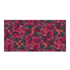 Captivating Botanic Motif Collage Composition Featuring A Harmonious Blend Of Vibrant Reds And Dark Greens  Perfect For Adding A Touch Of Natural Elegance To Any Space Or Garment, Whether It s Adornin by dflcprintsclothing