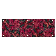 Captivating Botanic Motif Collage Composition Featuring A Harmonious Blend Of Vibrant Reds And Dark Greens  Perfect For Adding A Touch Of Natural Elegance To Any Space Or Garment, Whether It s Adornin