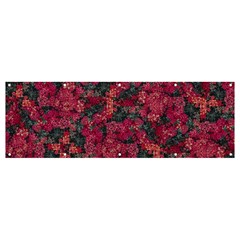 Captivating Botanic Motif Collage Composition Featuring A Harmonious Blend Of Vibrant Reds And Dark Greens  Perfect For Adding A Touch Of Natural Elegance To Any Space Or Garment, Whether It s Adornin