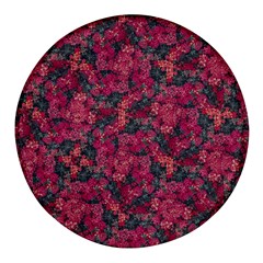 Captivating Botanic Motif Collage Composition Featuring A Harmonious Blend Of Vibrant Reds And Dark Greens  Perfect For Adding A Touch Of Natural Elegance To Any Space Or Garment, Whether It s Adornin by dflcprintsclothing