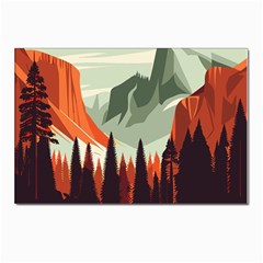 Mountain Travel Canyon Nature Tree Wood Postcard 4 x 6  (pkg Of 10)