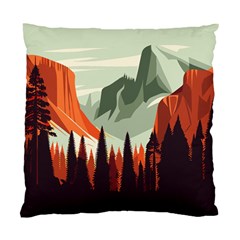 Mountain Travel Canyon Nature Tree Wood Standard Cushion Case (one Side)