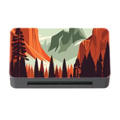 Mountain Travel Canyon Nature Tree Wood Memory Card Reader With Cf by Maspions