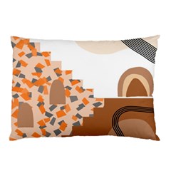 Bohemian Digital Minimalist Boho Style Geometric Abstract Art Pillow Case