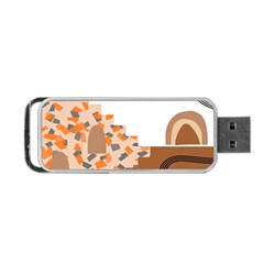 Bohemian Digital Minimalist Boho Style Geometric Abstract Art Portable Usb Flash (two Sides)