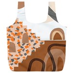 Bohemian Digital Minimalist Boho Style Geometric Abstract Art Full Print Recycle Bag (XXXL) Front