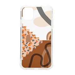 Bohemian Digital Minimalist Boho Style Geometric Abstract Art Iphone 11 Tpu Uv Print Case by Maspions