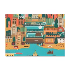 City Painting Town Urban Artwork Sticker A4 (10 Pack)