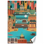 City Painting Town Urban Artwork Canvas 24  x 36  23.35 x34.74  Canvas - 1