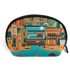 City Painting Town Urban Artwork Accessory Pouch (large)