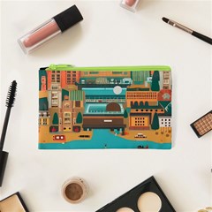 City Painting Town Urban Artwork Cosmetic Bag (xs)