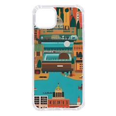 City Painting Town Urban Artwork Iphone 14 Plus Tpu Uv Print Case