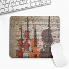 Music Notes Score Song Melody Classic Classical Vintage Violin Viola Cello Bass Large Mousepad by Maspions