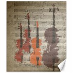 Music Notes Score Song Melody Classic Classical Vintage Violin Viola Cello Bass Canvas 20  x 24  19.57 x23.15  Canvas - 1