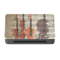 Music Notes Score Song Melody Classic Classical Vintage Violin Viola Cello Bass Memory Card Reader With Cf by Maspions