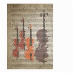 Music Notes Score Song Melody Classic Classical Vintage Violin Viola Cello Bass Large Garden Flag (Two Sides) Front