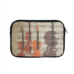 Music Notes Score Song Melody Classic Classical Vintage Violin Viola Cello Bass Apple Macbook Pro 15  Zipper Case