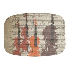 Music Notes Score Song Melody Classic Classical Vintage Violin Viola Cello Bass Mini Square Pill Box