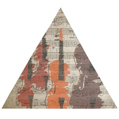 Music Notes Score Song Melody Classic Classical Vintage Violin Viola Cello Bass Wooden Puzzle Triangle by Maspions