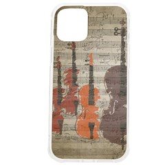 Music Notes Score Song Melody Classic Classical Vintage Violin Viola Cello Bass Iphone 12 Pro Max Tpu Uv Print Case by Maspions