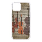 Music Notes Score Song Melody Classic Classical Vintage Violin Viola Cello Bass iPhone 14 TPU UV Print Case Front